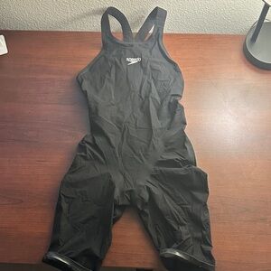 Speedo Black Racing Swimsuit